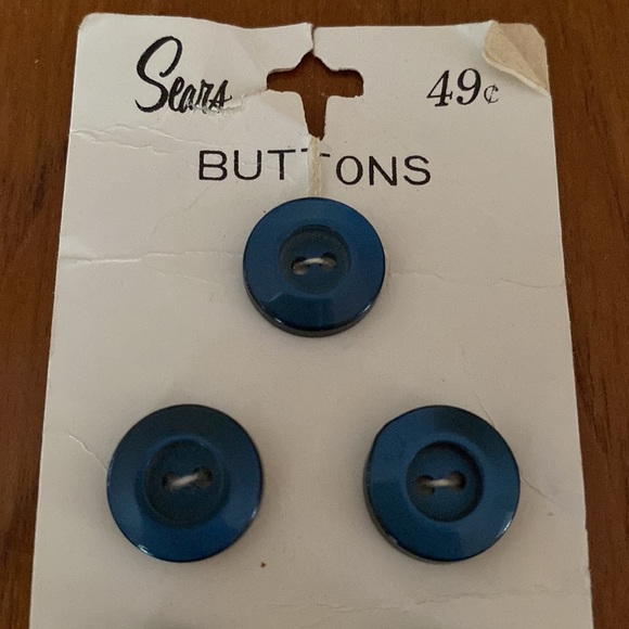 VTG 10 Sears Button Cards-46 Buttons - Picture 6 of 9